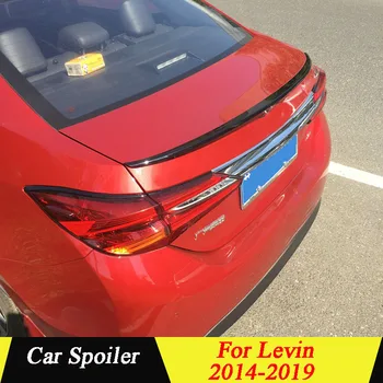 

ABS Plastic Primer Color Car Tail Wing Decoration Rear Trunk Spoiler For Toyota Levin 2014 2015 2016 2017 2018 2019