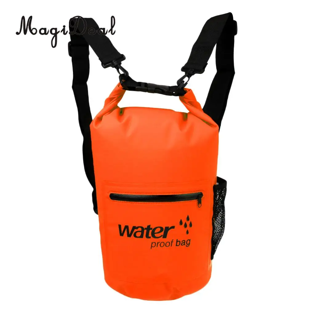 MagiDeal Marine Waterproof Dry Bag Swim Rafting Kayaking Sailing Canoe Backpack 10L  for Camping Fishing Boat Dinghy Accessories