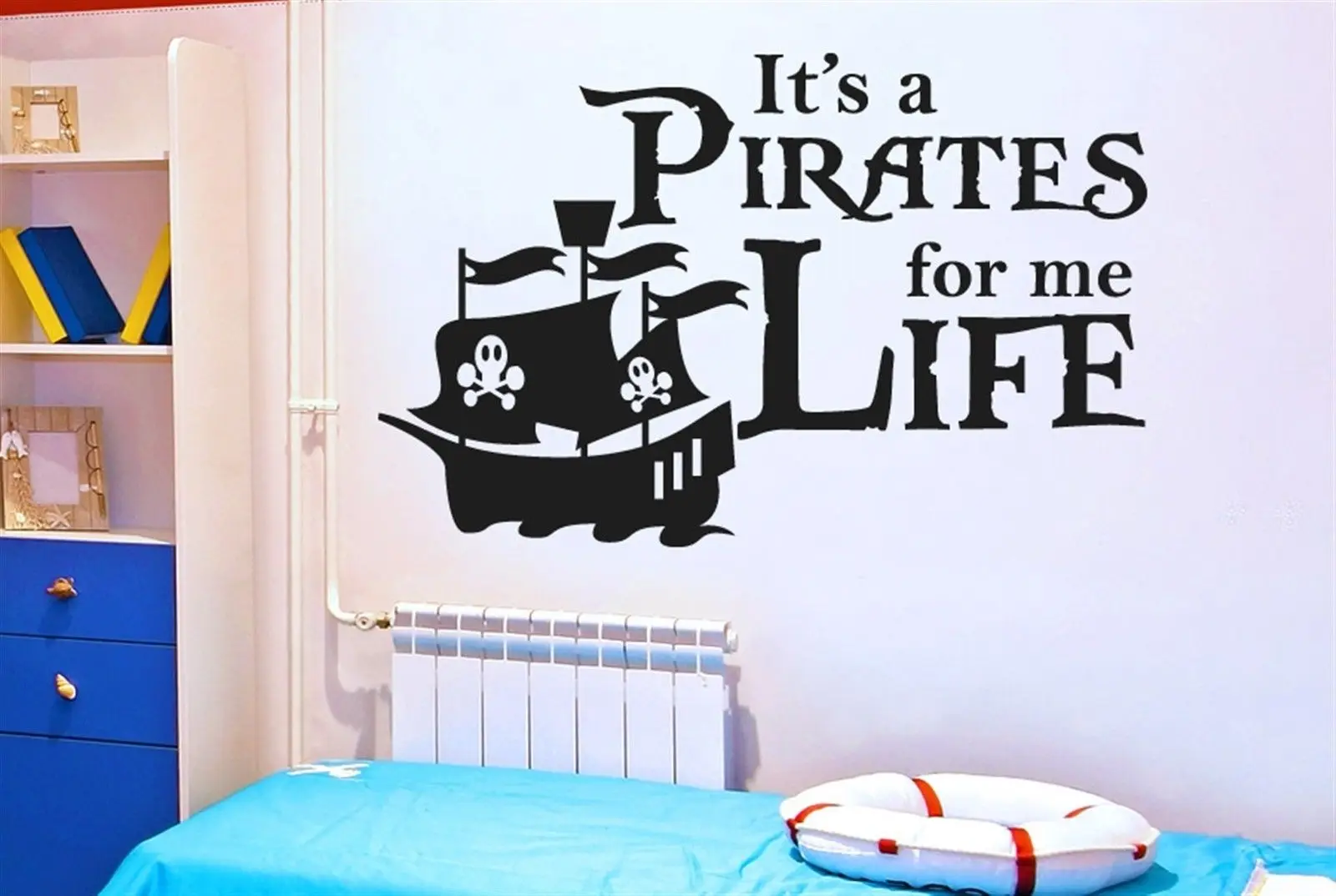 Q023 Its A Pirates Life For Me Wall Stickers Art Decals House Decor
