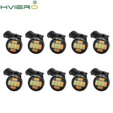 10pcs Eagle Eye 5730 LED Auto Light Daytime Running Lights Motorcycle DIY Ultra Thin Source Warning Lamps 12v Signal Lamp