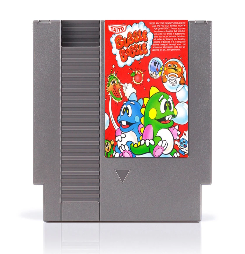 

Bubble Bobble 8 Bit Game Card for 72 Pins Game Players