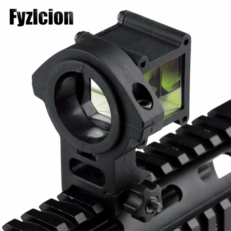 

Fyzlcion Tactical Reflect Angle Sight 360 Degree Rotate 4 Optical Sight Compatible With 20mm Weaver/Picatinny Rail for Air Rifle