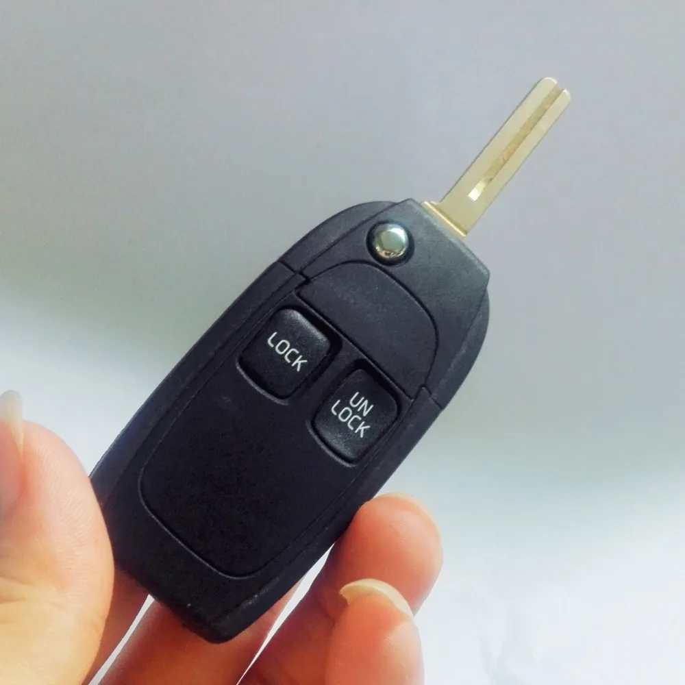 

New Replacement Shell Folding Remote Key Case Fob 2 Button For VOLVO 850 960 C70 S40 S60 S70 S80 S90 V40 V70 V90 XC70 XC90