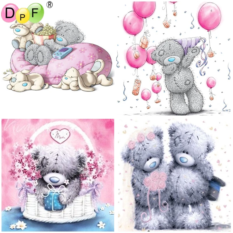 diamond painting teddy bears