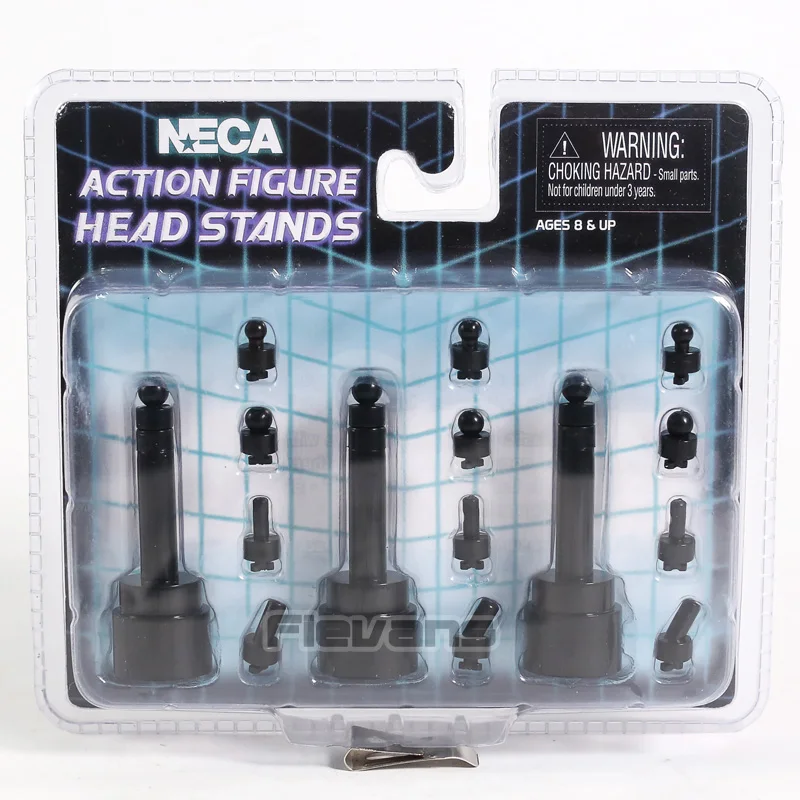 

NECA Action Figure Head 6-8" Scale Display Stands Set 3-Pack