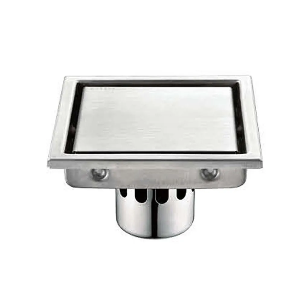 

AZOS SUS304 stainless steel Wide mouth seal floor drain bathroom shower room Deodorant/Fast drainage 110*110mm Rectangular