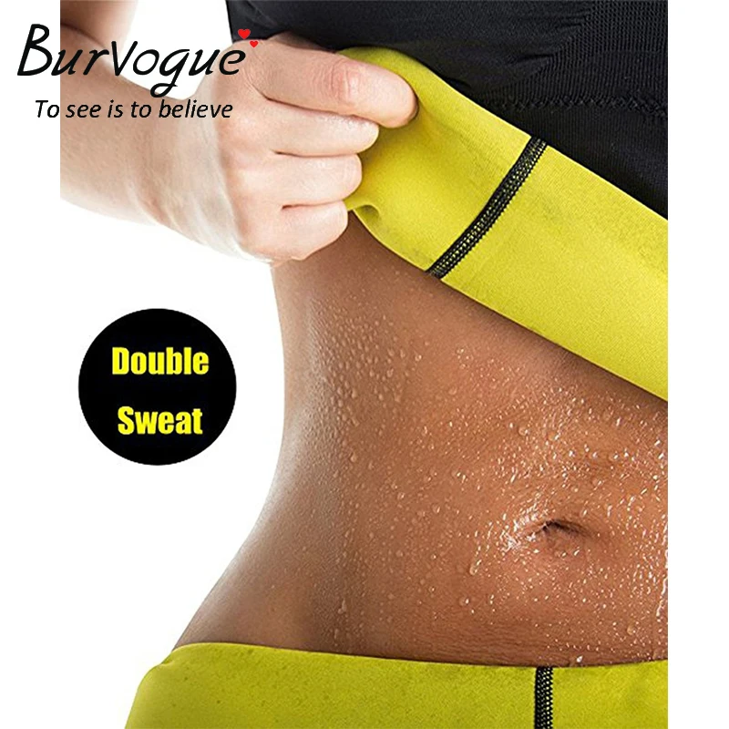 

Burvogue Women Shaper Neoprene Abdominal Slimming Belt Sweat Sauna Neoprene Body Shaper Belt Hot Shapers Waist Trainer Corset