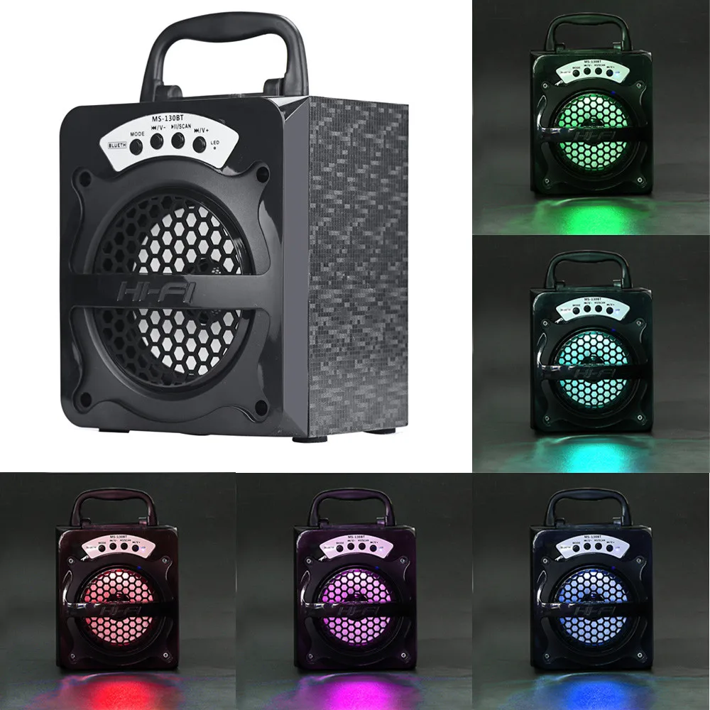 Открытый Bluetooth беспроводной портативный динамик супер бас с USB/TF/AUX/fm радио|fm fm|fm