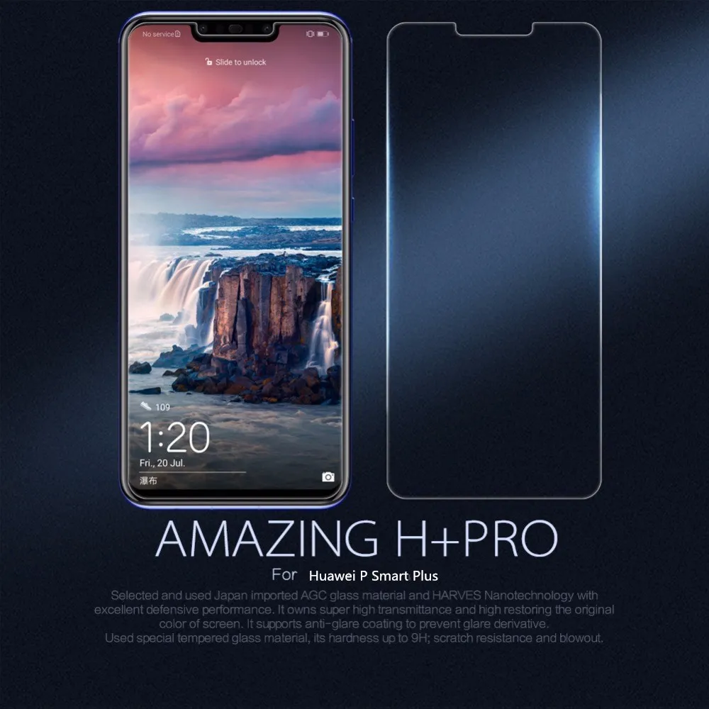 

Huawei P Smart Plus Tempered Glass Screen Protector NILLKIN H+Pro Anti-Explosion Protective film P Smart + INE-LX1 INE-LX2 6.3"