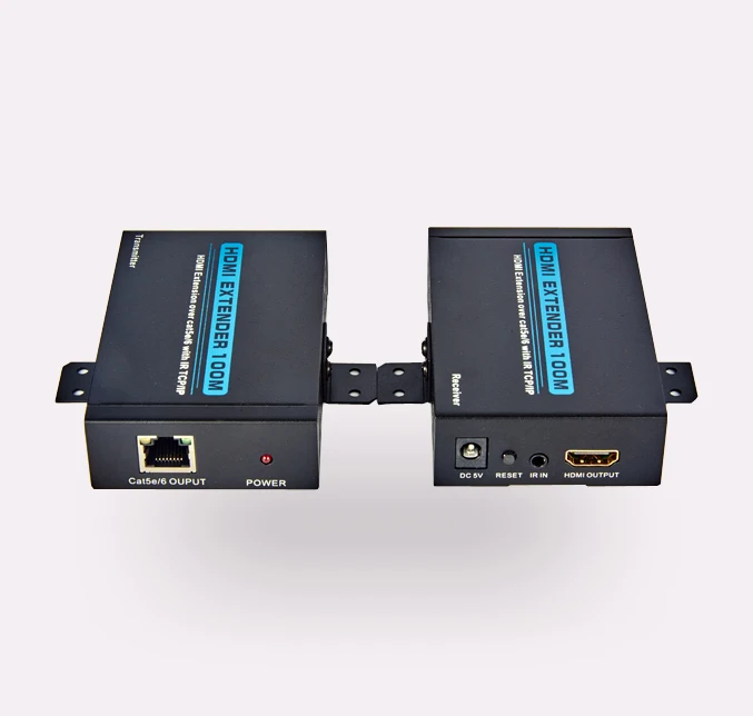 Hdmi-удлинитель Протокола по одному cat5e/6 с ИК 100 м расширением(Full HD 1080 P TCP/IP