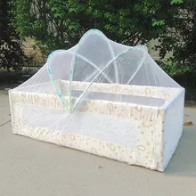 Противомоскитная детская кроватка сетка летняя детская противомоскитная сетка складная кроватка для младенца палатка портативная детская балдахин для детской кроватки новорожденная москитная сетка