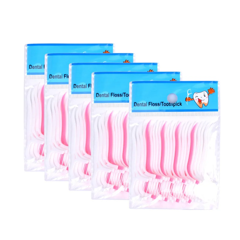 

125pcs High Quality Dental Floss Tooth Picks Oral Care Teethpick Interdental Brush Dental Flosser Clean bacteria food debris P46