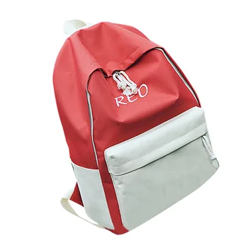 

2019 Summer Couple Schoolbag Travel Letter Hiking Bag Solid Backpack Collection Luminous Fashion Bag Versatile mochilas mujer #7