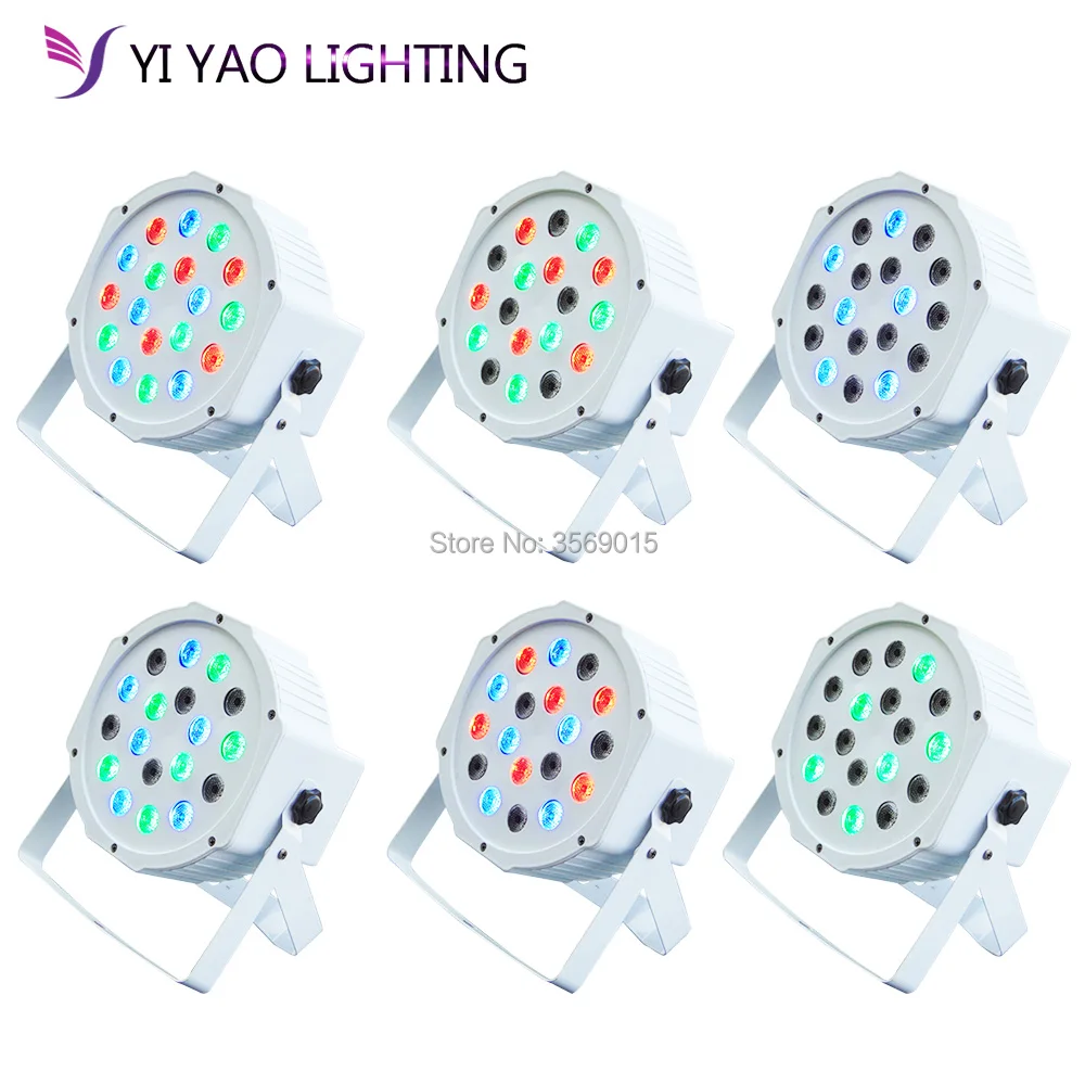 6Pcslot Led Par Dmx Dj Light 18 3W Rgb Wash 54W Stage huismerk kopen in de aanbieding 6Pcslot Led Par Dmx Dj Light 18 3W Rgb Wash 54W Stage huismerk kopen in de aanbieding