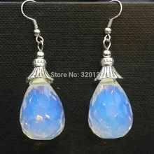 12 x 16 мм белый лунный камень слеза бусины серьги 4 шт. 2 пар серьги серебряный крюк