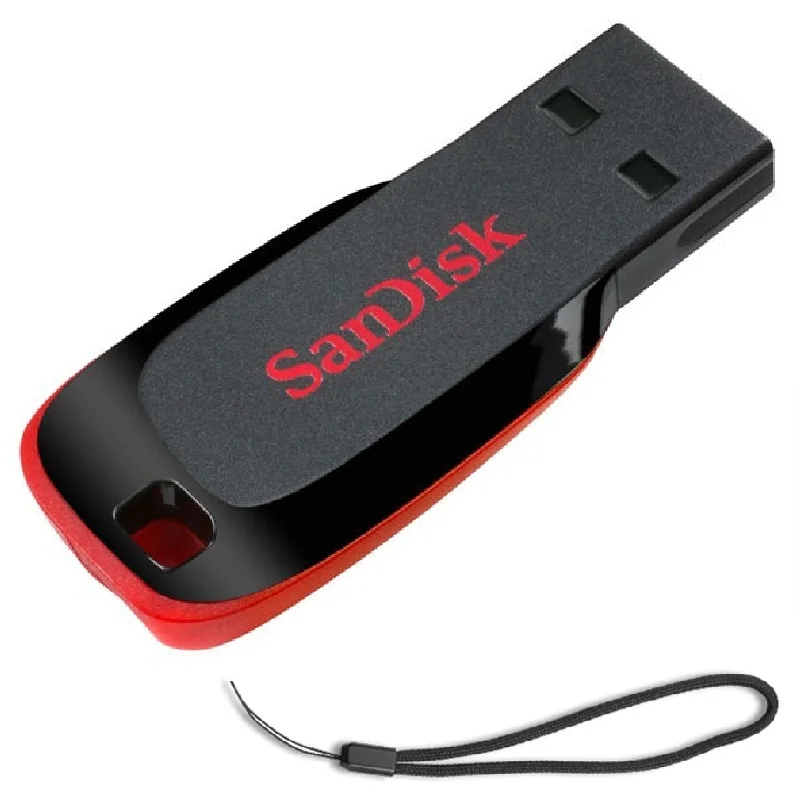 SanDisk USB флэш-накопитель форма лезвия U диск 4 ГБ 8 ГБ 16 ГБ 32 ГБ 64 ГБ 128 ГБ флеш-накопитель USB 2,0 карта памяти SDCZ50 для планшета и телефона