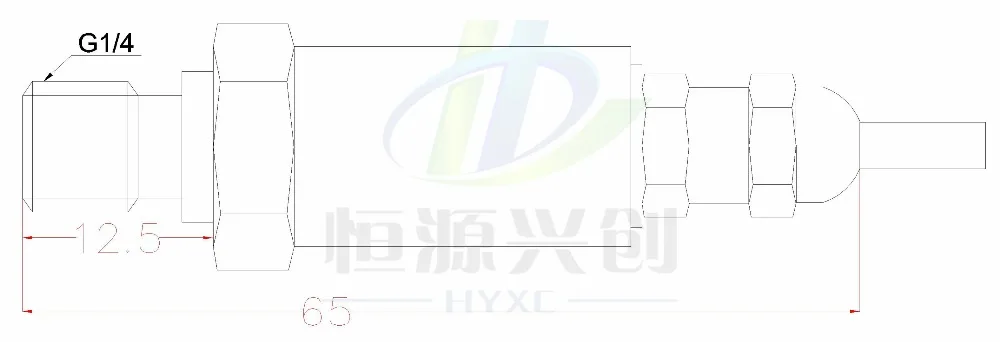 1~ 0~ 16 бар/10 бар/25 бар, 10-30VDC, G1/4,4-20 мА выход, 0.5%, датчик давления