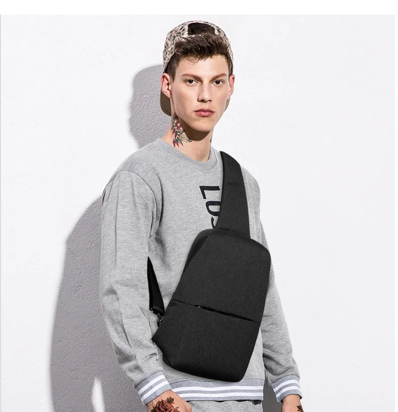 Рюкзак pkcell, городской нагрудный рюкзак для мужчин и женщин, маленький размер, тип плеча, унисекс, с емкостью 4л, школьная сумка для xiaomi