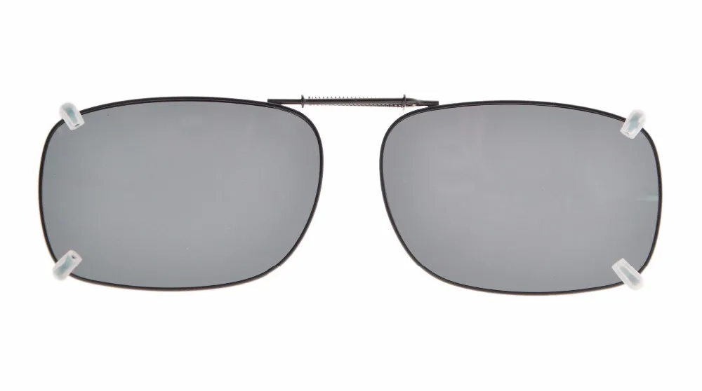 C75 Eyekepper металлическая оправа обода поляризованные линзы клип на солнцезащитные очки 51x36 мм