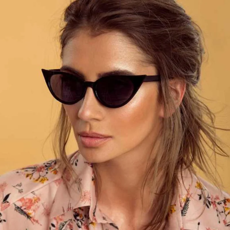 

Vintage Sunglasses Women Cat Eye Luxury Brand Designer Sun Glasses Retro Small Ladies Sun Glasses for Women Eyewear UV400
