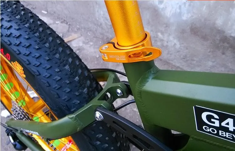 Sale Kalosse Full suspension alloy frame Snow bicycle, 26/20*4.0 inch 21/24/27/30speed ,26*17 fat bikes tyre dirt bike 48 Sale Kalosse Full suspension alloy frame Snow bicycle, 26/20*4.0 inch 21/24/27/30speed ,26*17 fat bikes tyre dirt bike 48