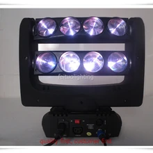 8 шт., с чехлом,, направленный дискотечный свет оборудование 8x10 Вт rgbw 4in1 светодиодный диджейский луч при "," Паук ", луч-паук Поворотная голова светового оборудования