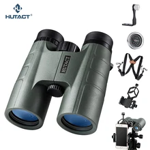 Hutact Мощность Фул бинокль телескоп 10x42 Jumelles высокое Мощность телескоп FMC покрытие Профессиональный для путешествий концерты BAK4 оптика
