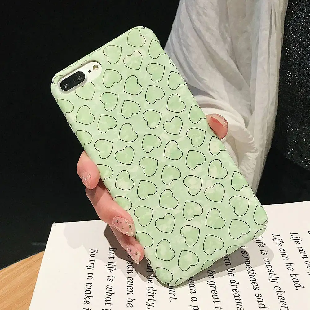 

PC Hard Case For iPhone 8 Plus 7 Plus X Xs XR Xs MAX Case Shell Cover For iPhone 7 8 6 6S 6 Plus Cases Anti-knock Cute Cover