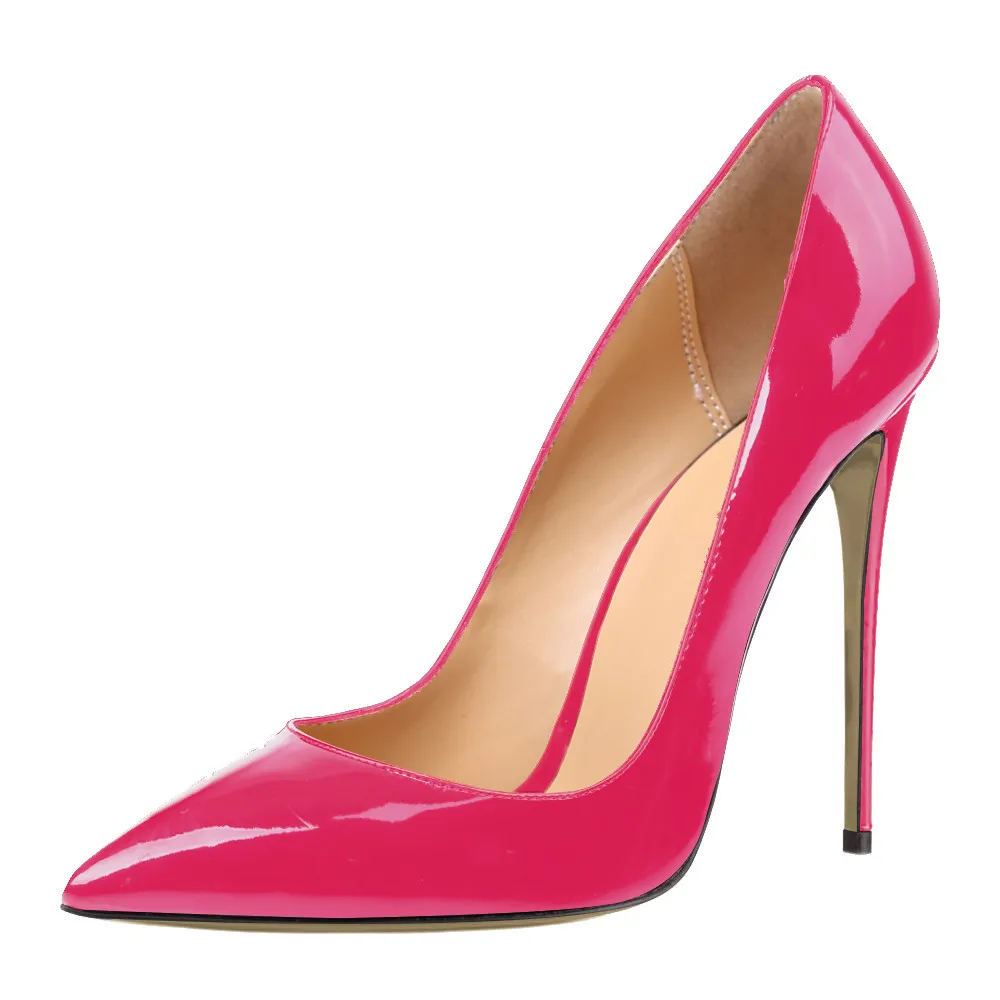 ARQA 2019 Fashion Pointed Toe Patent Leather Gradient Plus Size 34-52 Women Pumps High Heels Stiletto Shoes Female Party Work ARQA 2019 Fashion Pointed Toe Patent Leather Gradient Plus Size 34-52 Women Pumps High Heels Stiletto Shoes Female Party Work