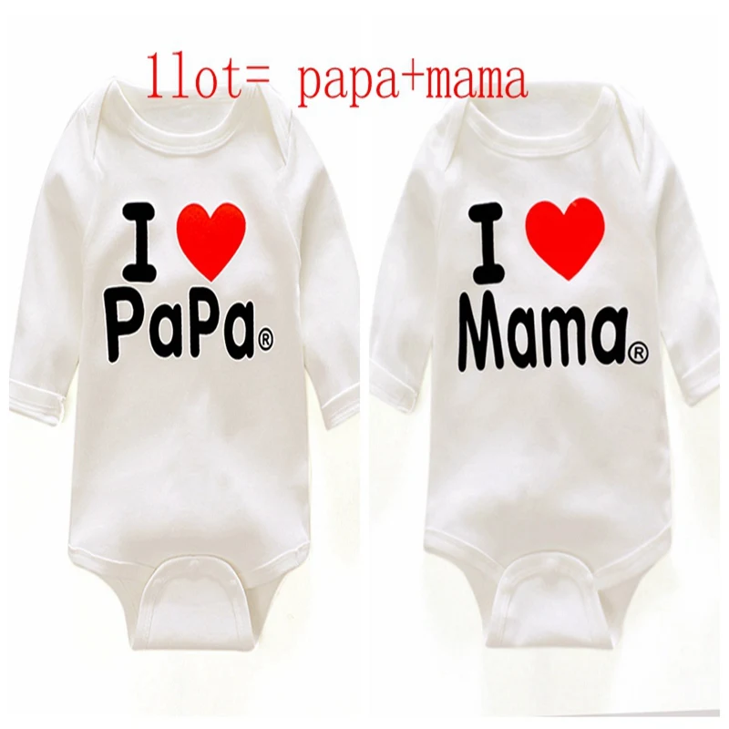 Love Mama&Papa newborn Baby Bodysuit One Pieces infant clothing
