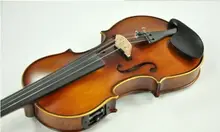 Handmade New Solid Maple Wood 4 Strings Electric / Acoustic Violin/Violino 4/4 With case bow rosin