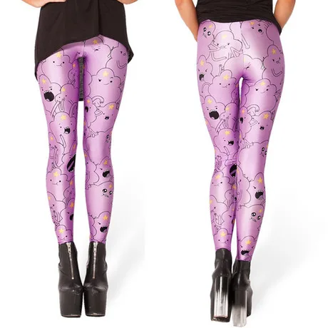 

HOT Sexy Fashion Pirate Leggins Galaxy Pants Digital Printing LUMPY SPACE PRINCESS LEGGINGS For Women