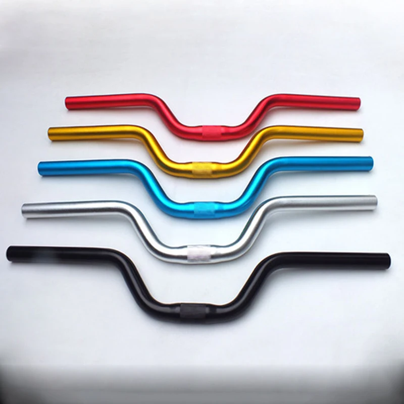 25.4mm swallow shaped anodized fixed gear riser handlebar mountain bike