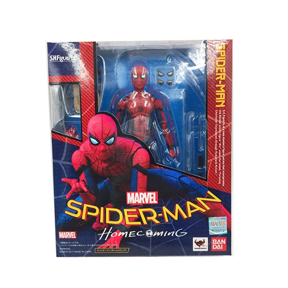 Movie SHFiguarts Spider Man Spiderman Action Figure Free Shipping