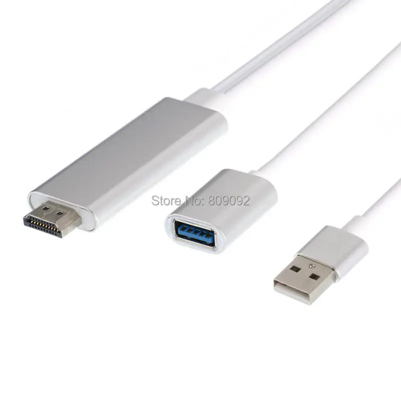 

USB3.0 to HDMI Adapter 1080P HDTV Video Cable Display Adaptor for Apple iPhone iPad Mobile Phone PC Laptop Connection
