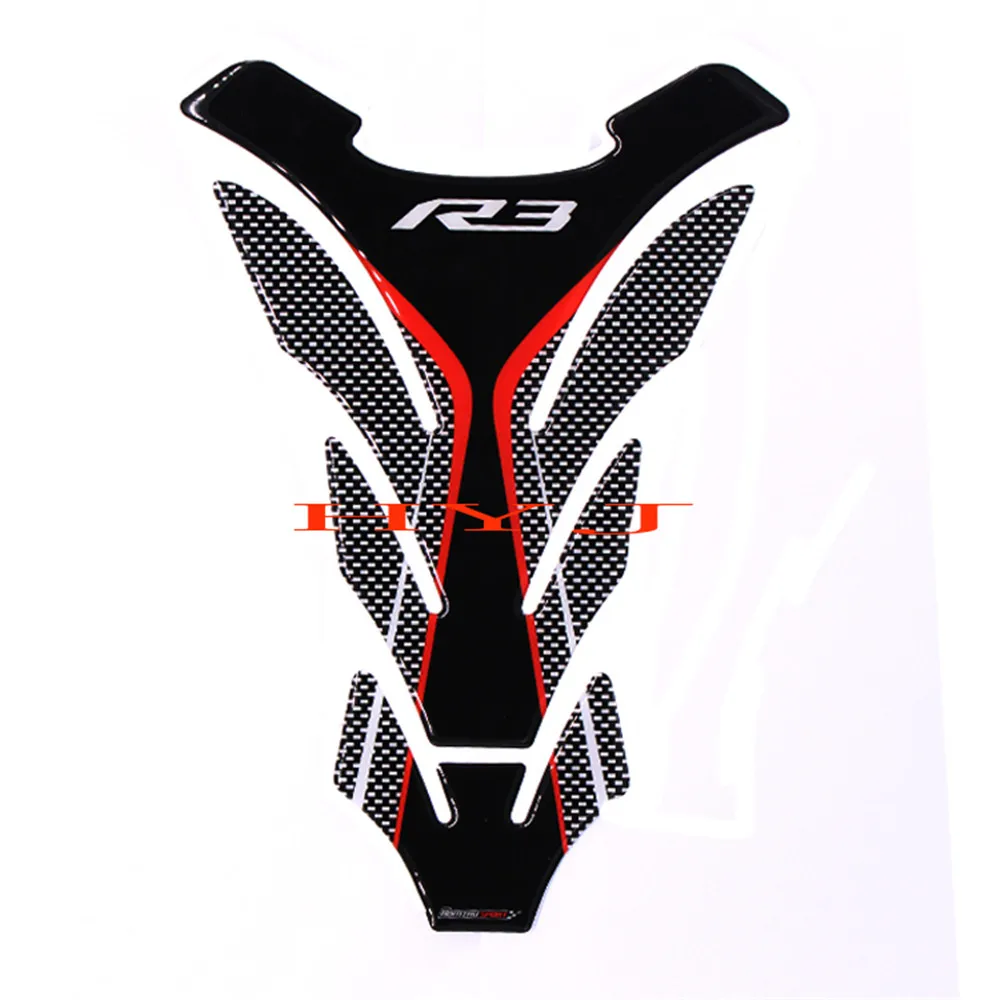 

3D Motorcycle Tank Pad Protector Decal Stickers Case for Yamaha R3 YZF-R3 VS Tank