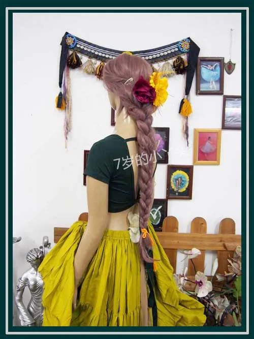 

Lycra cotton Belly dance Vcollar choli short top AL52-59