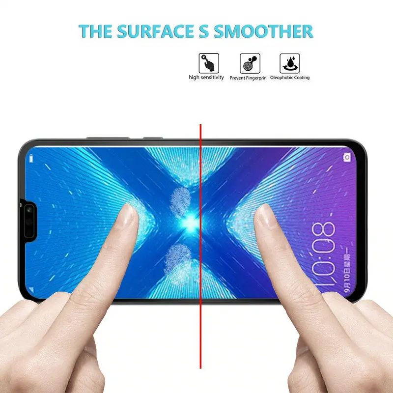 Закаленное стекло 9H для huawei honor 8x защитное full cvoer 8 x с функцией защиты от непогоды