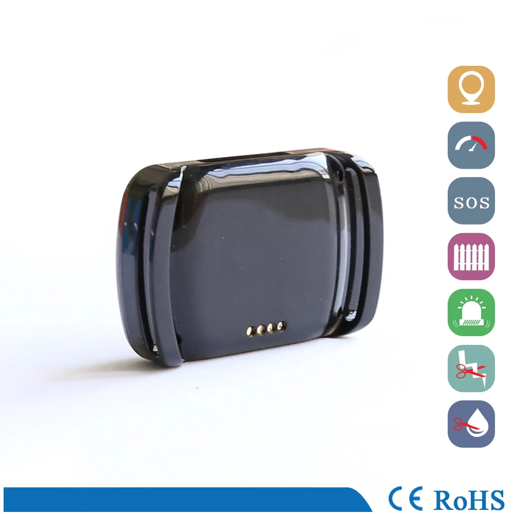 Mini Pet GPS Tracker Waterproof Smart GPS Tracker With Collar For Pets Cat Dog GPS+LBS Location Free APP LED Indicator