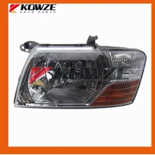 Белый головной светильник левый и правый для Mitsubishi Pajero Montero 3 III 2000-2008 MN133749 MN133750