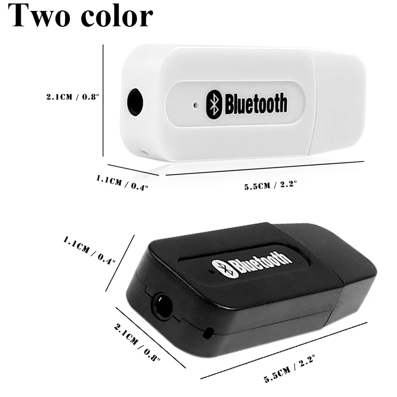 Универсальный USB беспроводной автомобильный bluetooth аудио адаптер 3 5 мм AUX стерео