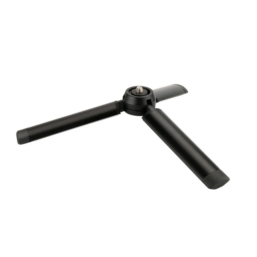 

1/4 Screw Aluminum Mini Tripod Tabletop Stand for Zhiyum Crane V2/ Crane-M/ Smooth Q/ Smooth 3/ Moza Air /Mini-C/G Feiyu G4 Pro