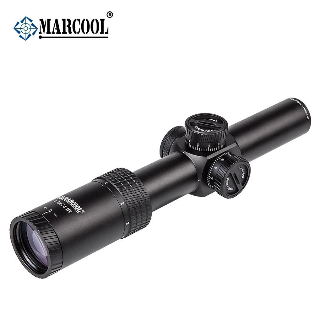 Прицел MARCOOL 1-6X24 HD IR 1/5MIL тактический охотничий прицел Red Dot Point Airsoft Collimator Air Rifle Оптика прицел