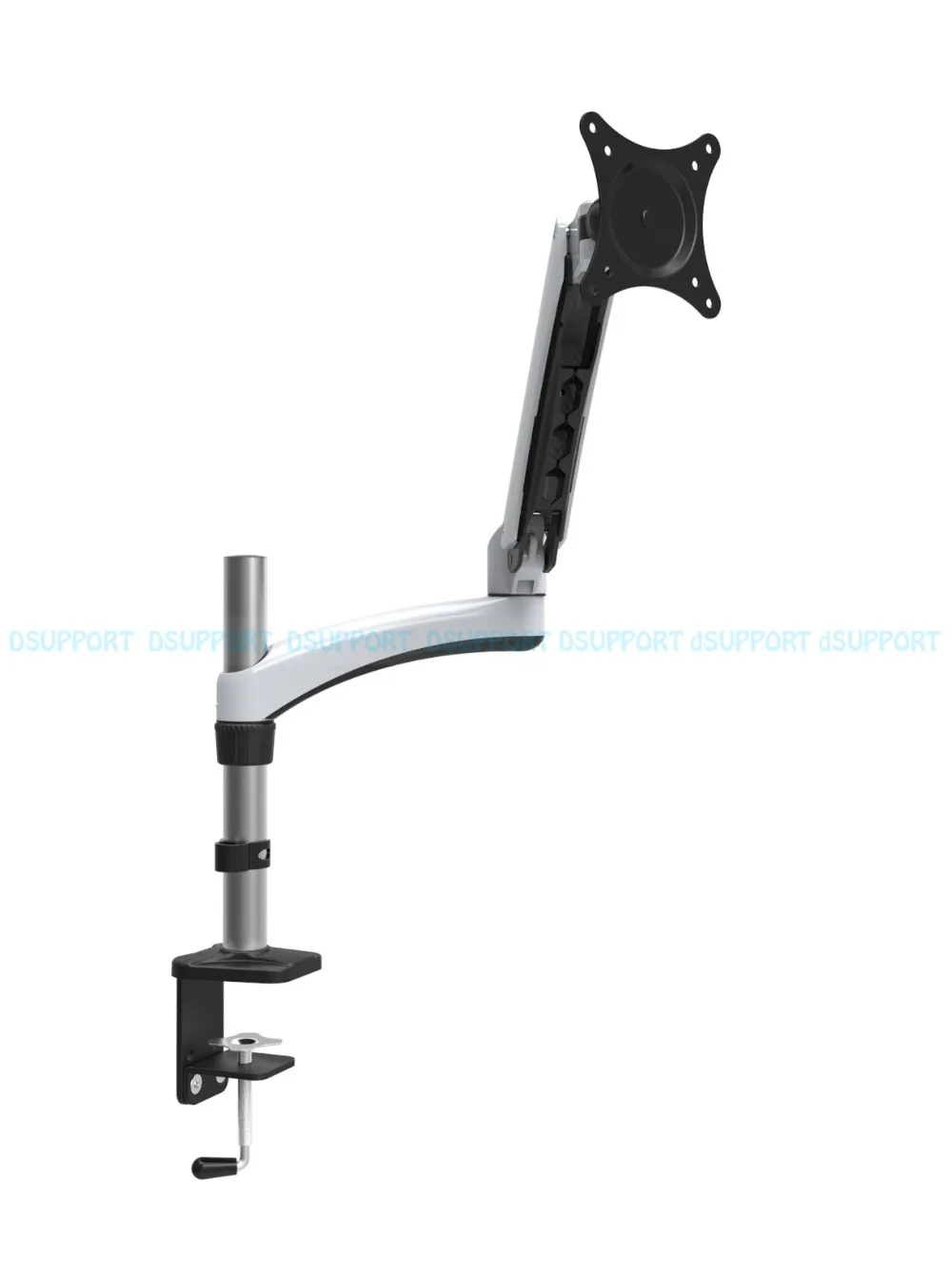 Ds112c полный движения рабочего 1"-27" ЖК-дисплей LED Держатели мониторов ARM Крепления для телевизоров кронштейн загрузки 3-8kgs vesa 75/ 100 мм