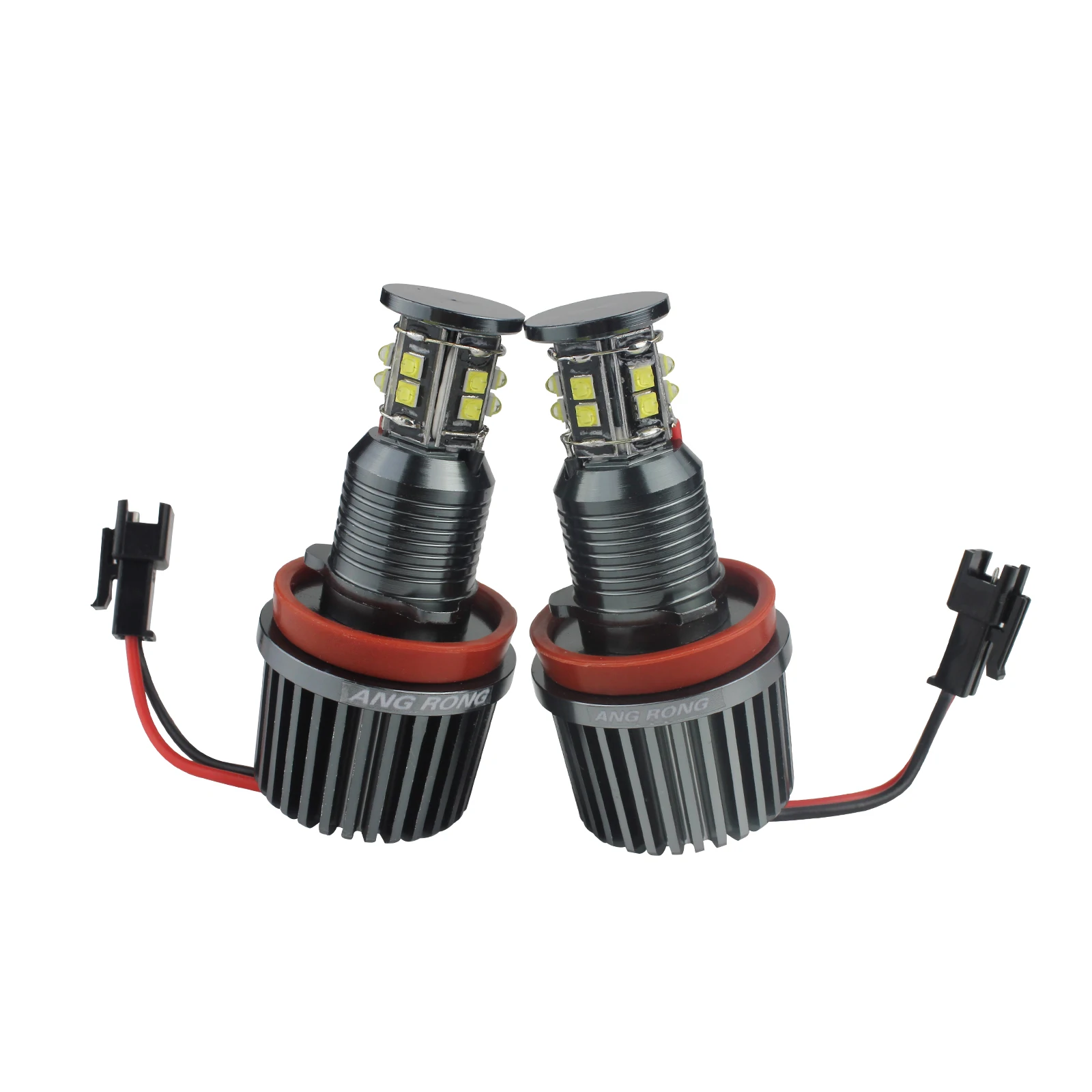 ANGRONG для BMW LED Ангельские Глазки 120 Вт галогенная лампа H8 E82 E90 E92 E60 E61 E63 E84