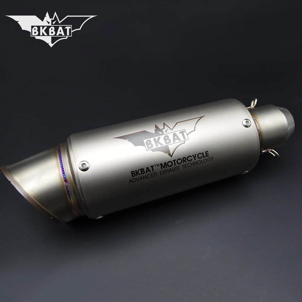 

Laser engraved moto exhaust modified projector escape muffler pipe For Kawasaki vulcan s 650 vulcan ninja klx250 er6n er6f er5