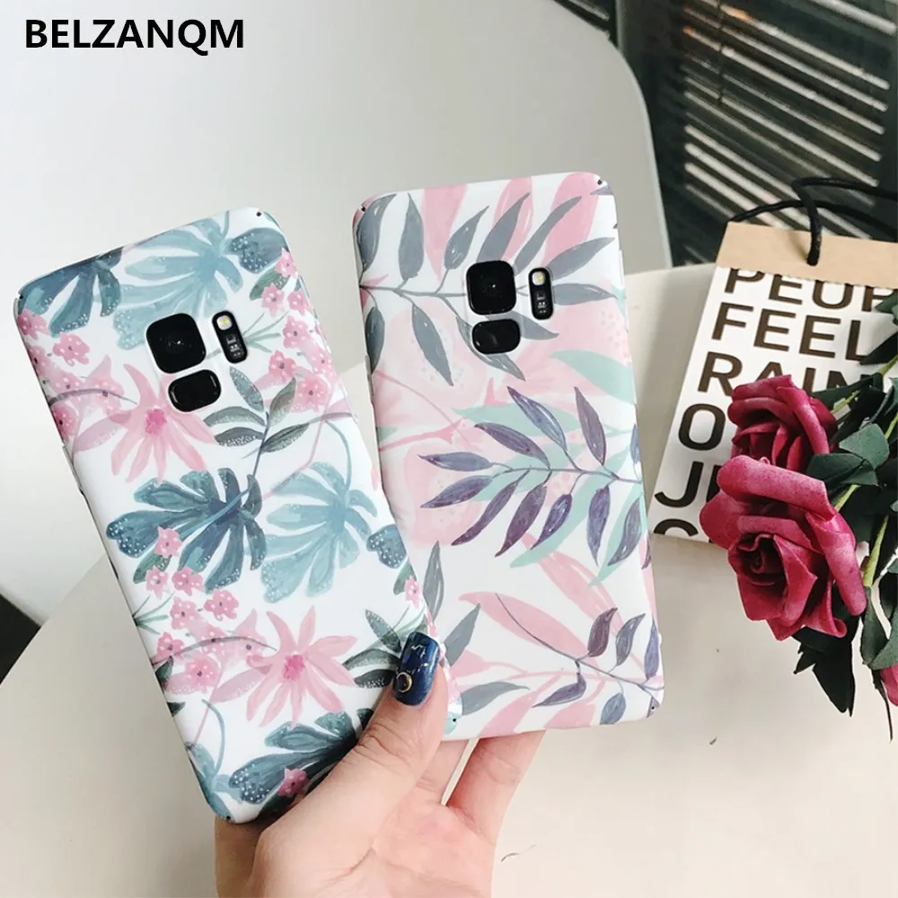 

Flower Leaf Print Phone Case For iPhone 7 Plus case XR XS Max Pineapple Marble Hard PC Cover Cases For iPhone X 7 8 6s Plus 5 SE