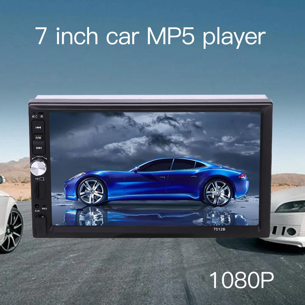 

Car 7" 2DIN Touch Screen MP5 Player Support Bluetooth Play AUX USB TF Card FM Radio 12V Universal Car-styling For Mazda Ford VW