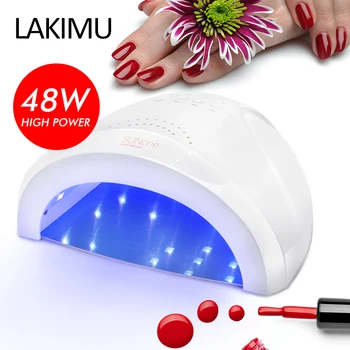 

Lakimu 48W UV LED Lamp Curing for Nail Polish Fast Dry Nail Dryer Manicure Machine with Auto Sensor Drying for Gel Nail Art