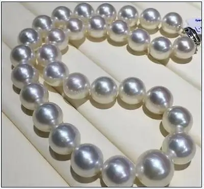 

beautiful 18"12-13MM SOUTH SEA WHITE PEARL NECKLACE